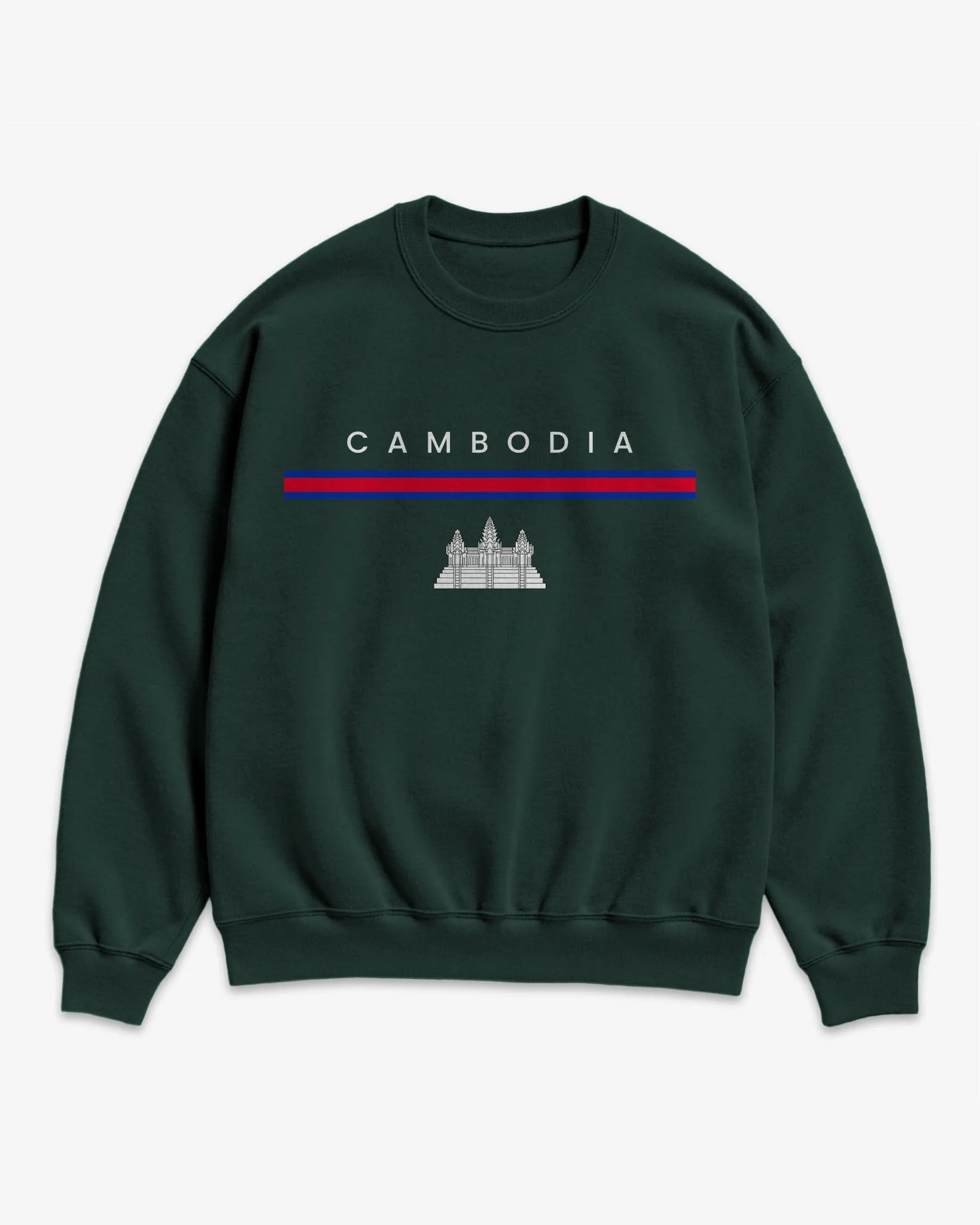 Cambodia Flagline Sweatshirt