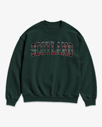 Scotland Tartan Letter Sweatshirt