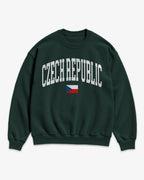 Czech Republic Collegiate Flag Sweatshirt