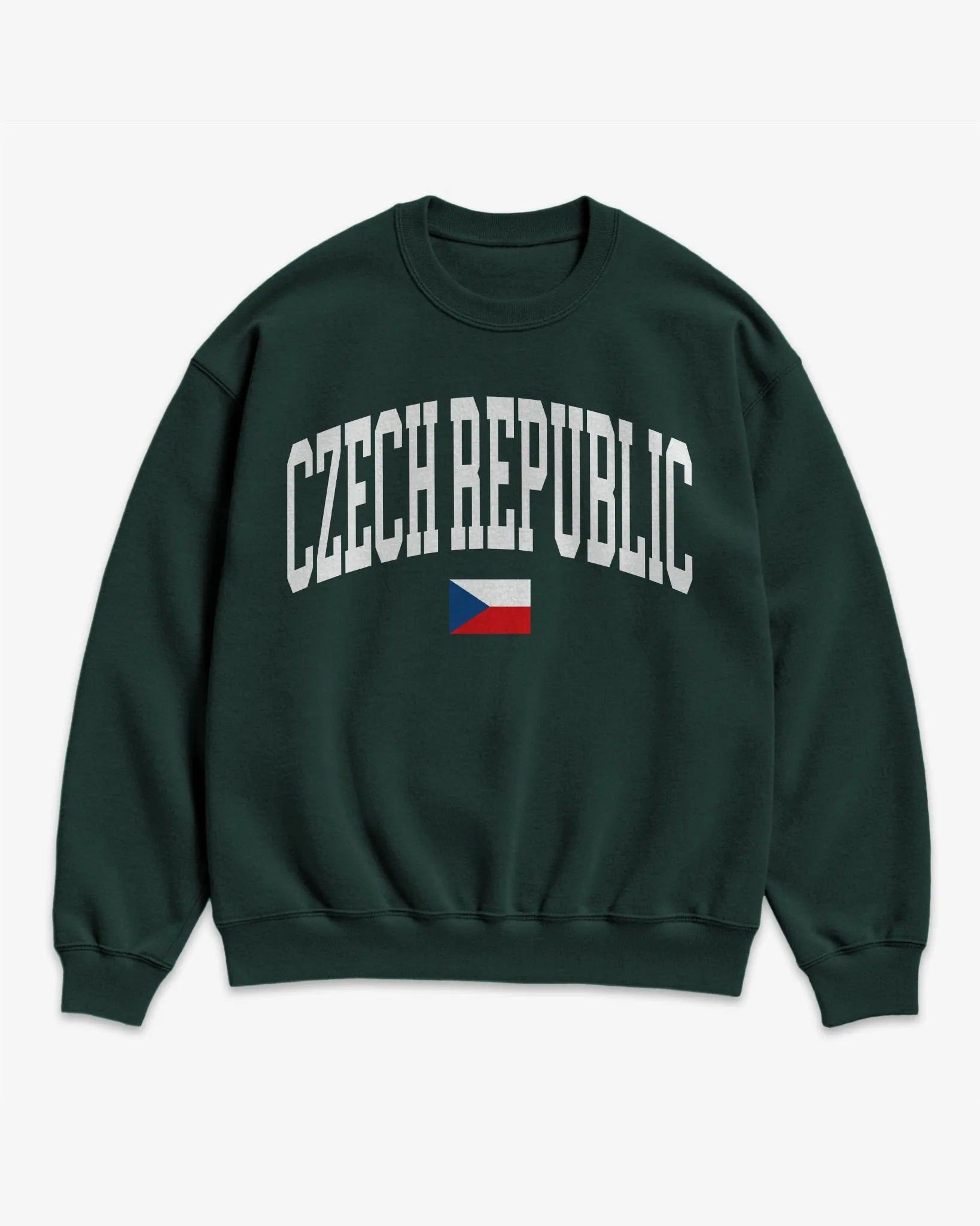 Czech Republic Collegiate Flag Sweatshirt