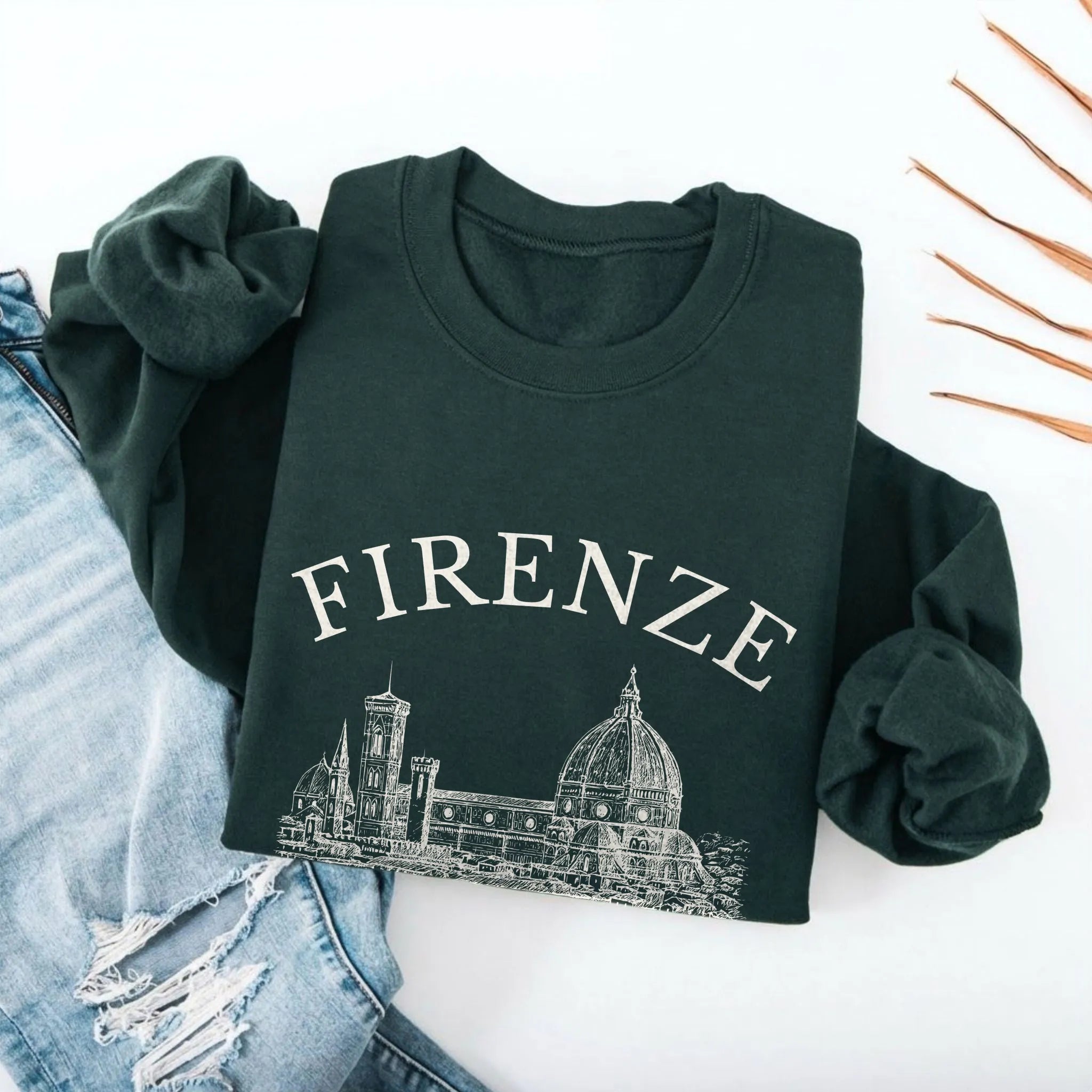 Florence Vintage Sketch Sweatshirt