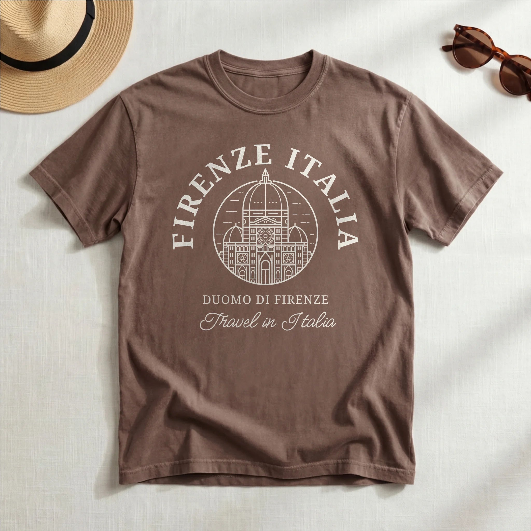 Duomo Di Firenze Vintage Sketch T-Shirt