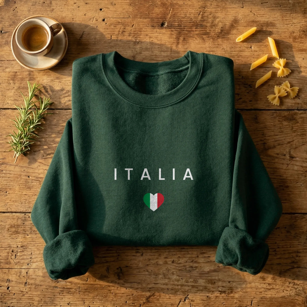Italy Minimal Flag Sweatshirt
