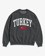 Turkey Collegiate Flag Sweatshirt