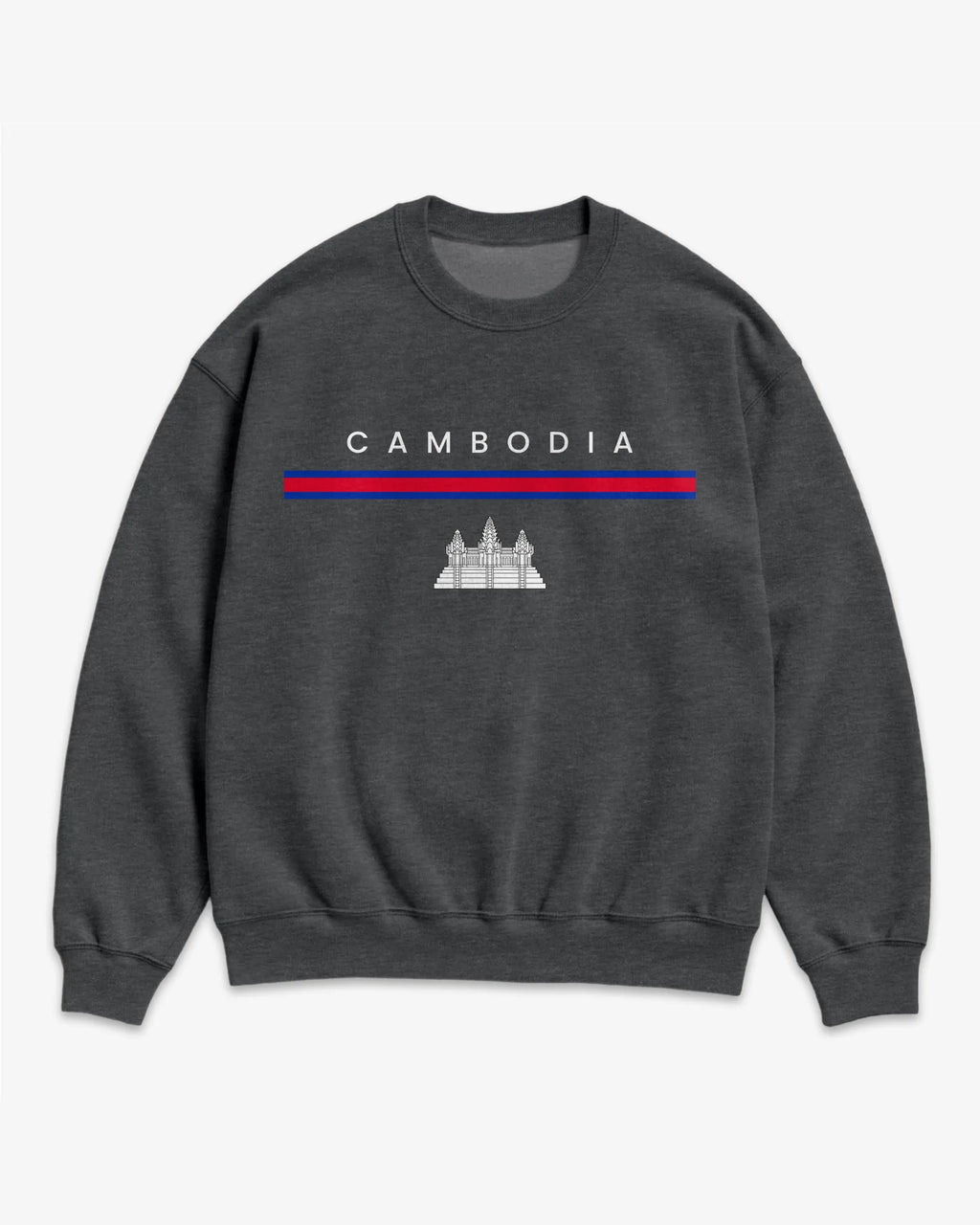 Cambodia Flagline Sweatshirt