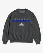 Cambodia Flagline Sweatshirt