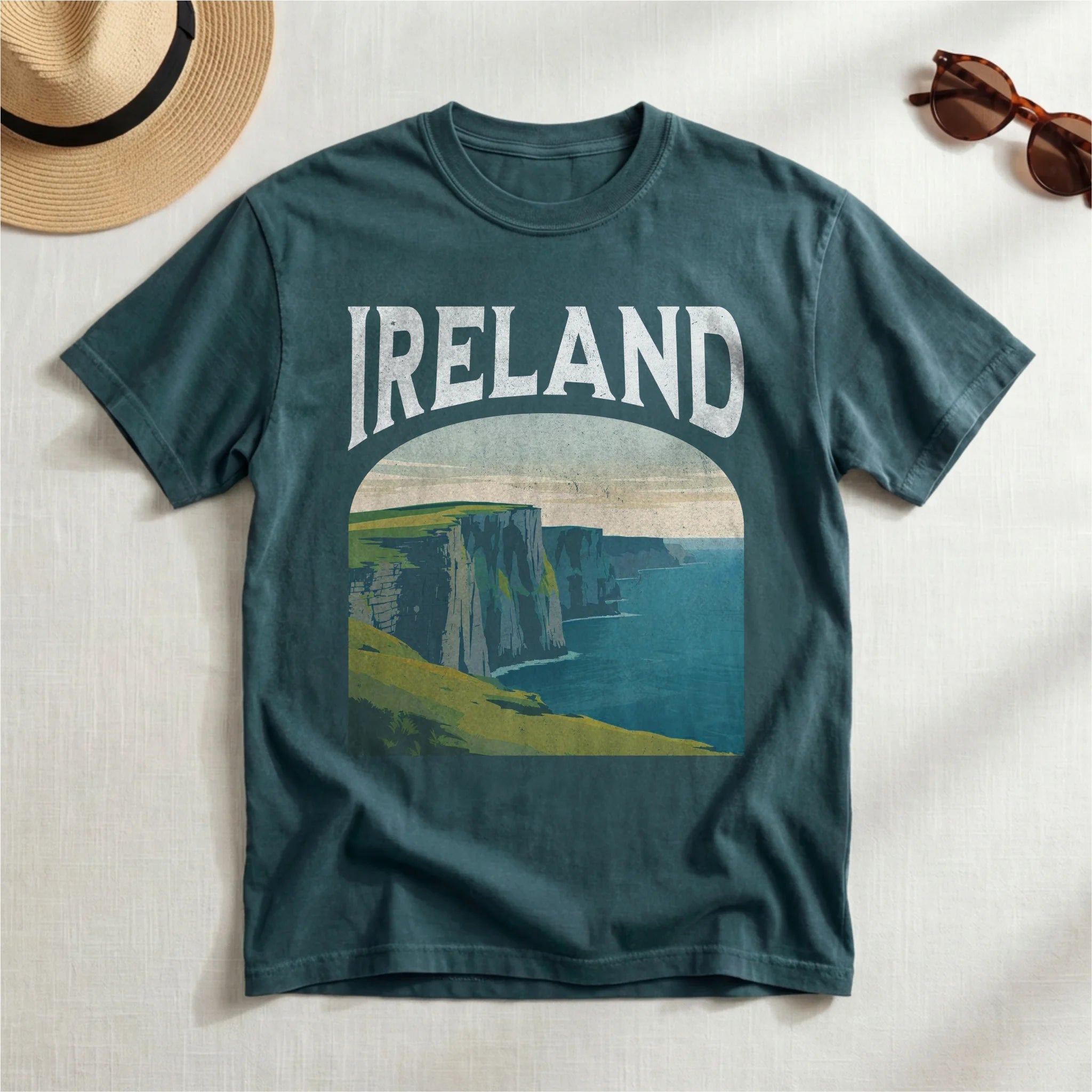 Ireland Vintage Travel Poster T-Shirt