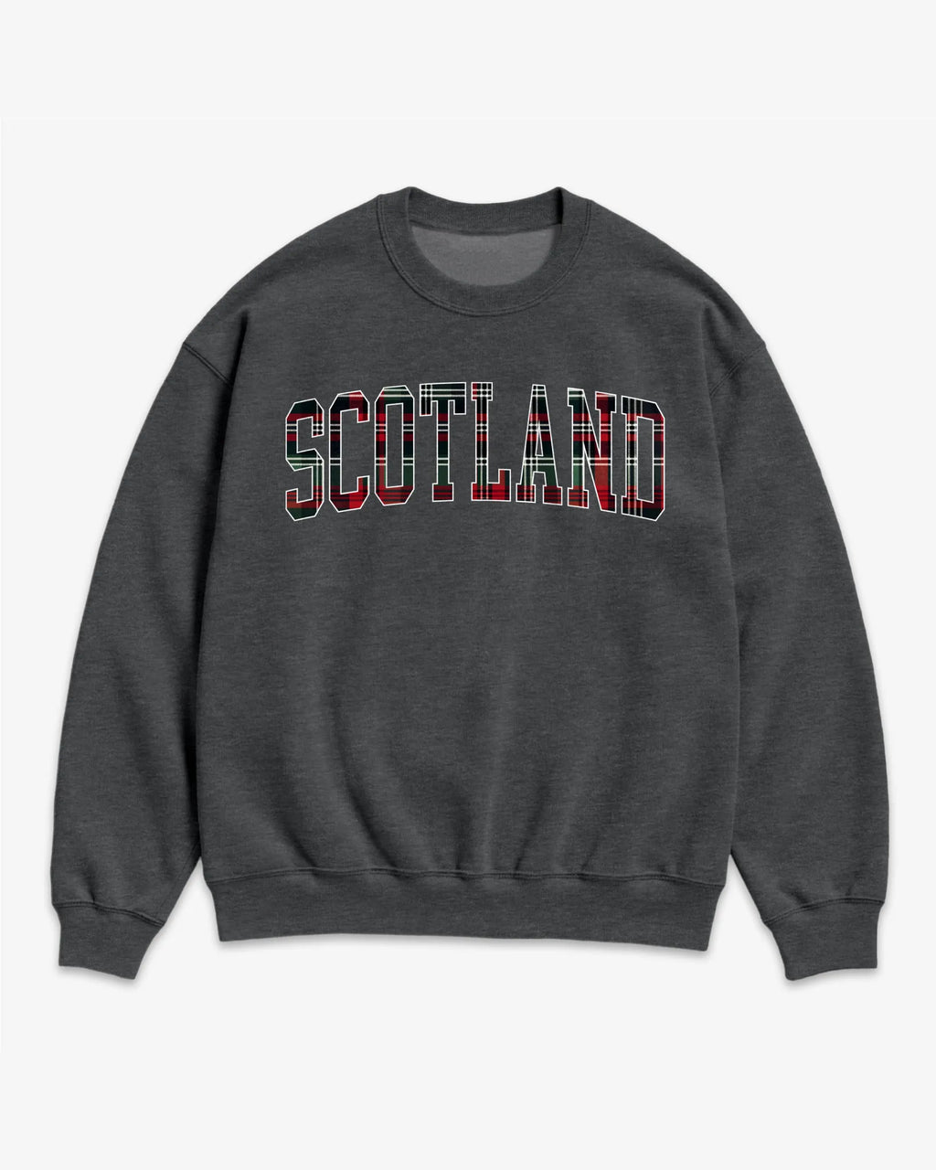 Scotland Tartan Letter Sweatshirt
