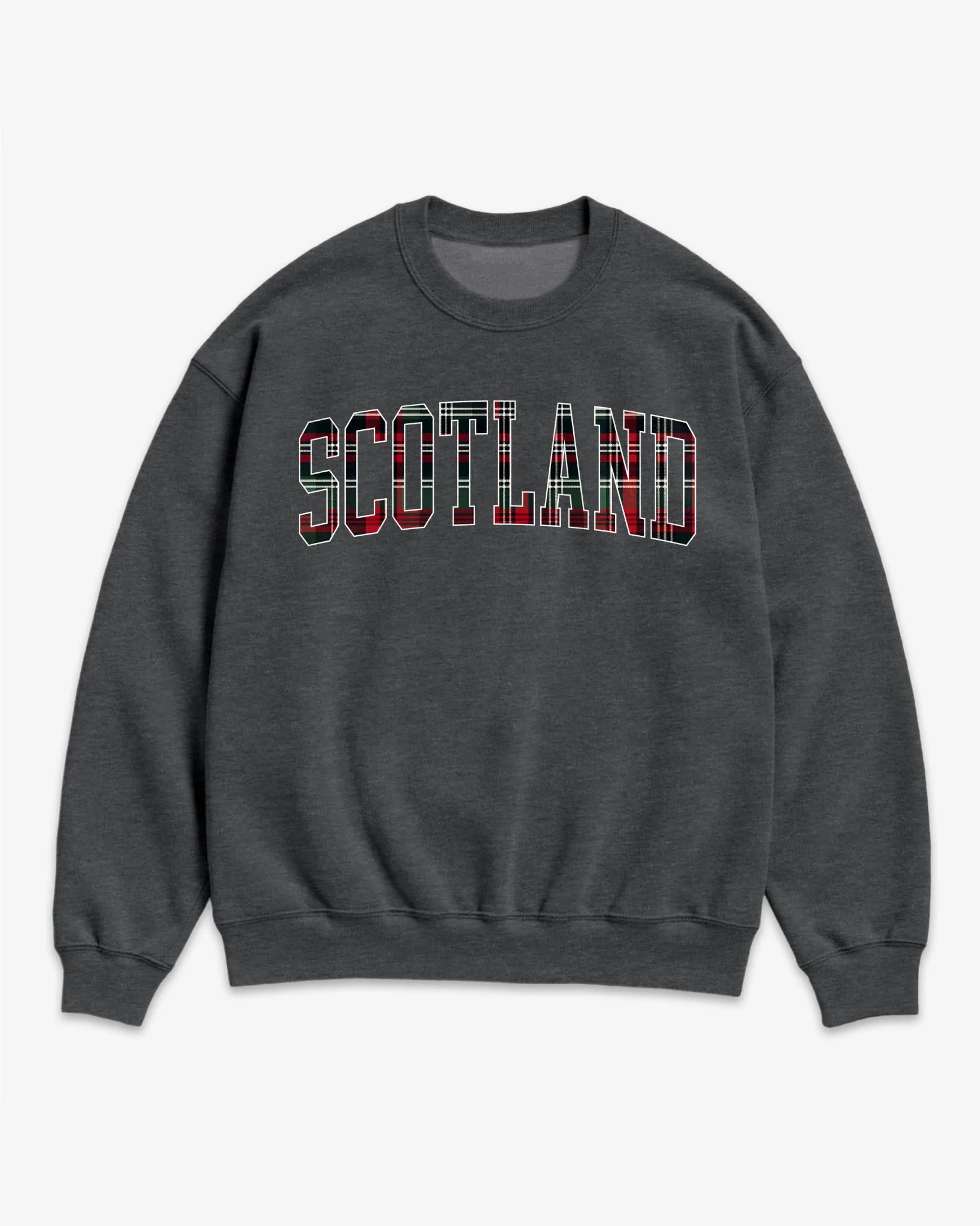 Scotland Tartan Letter Sweatshirt