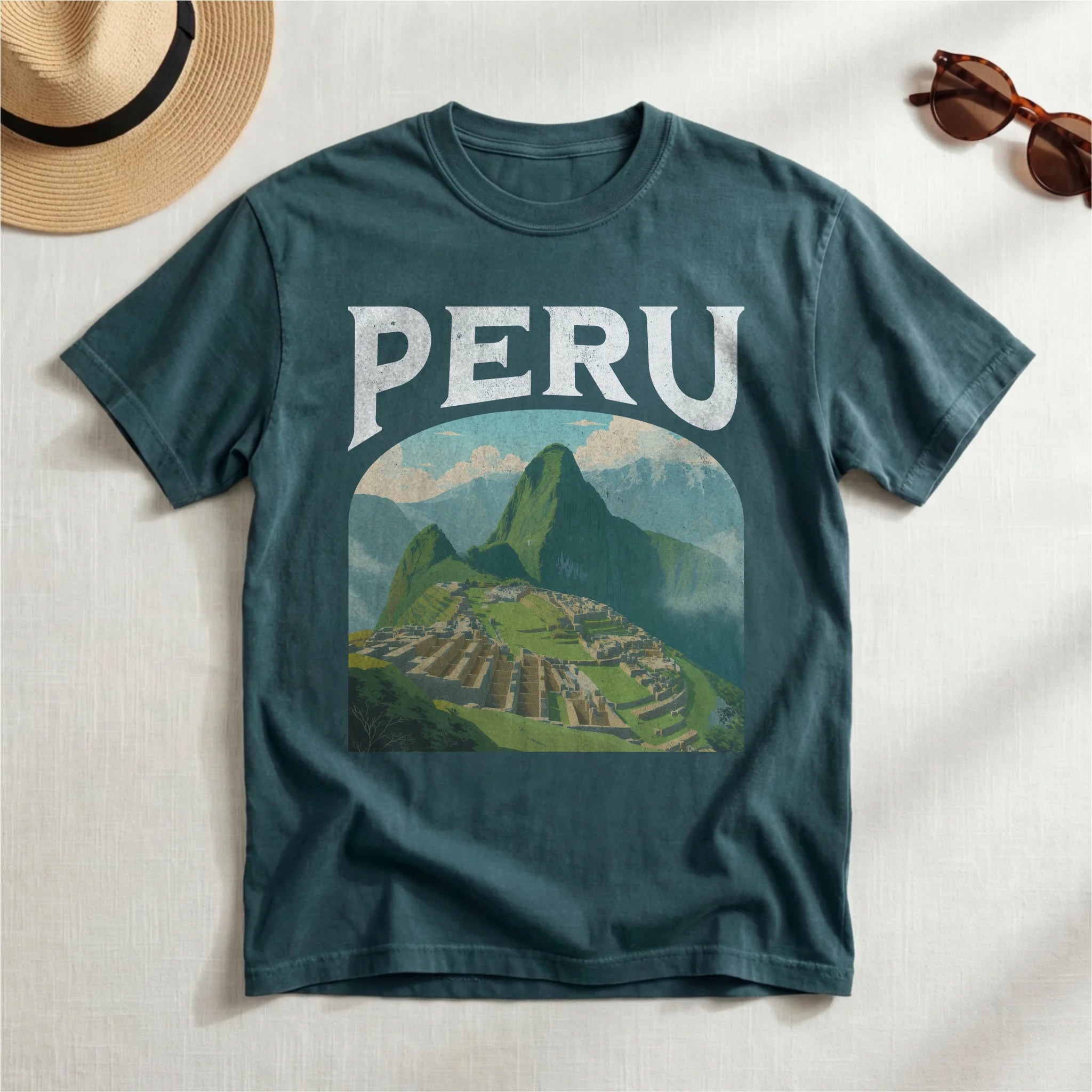 Peru Vintage Travel Poster T-Shirt