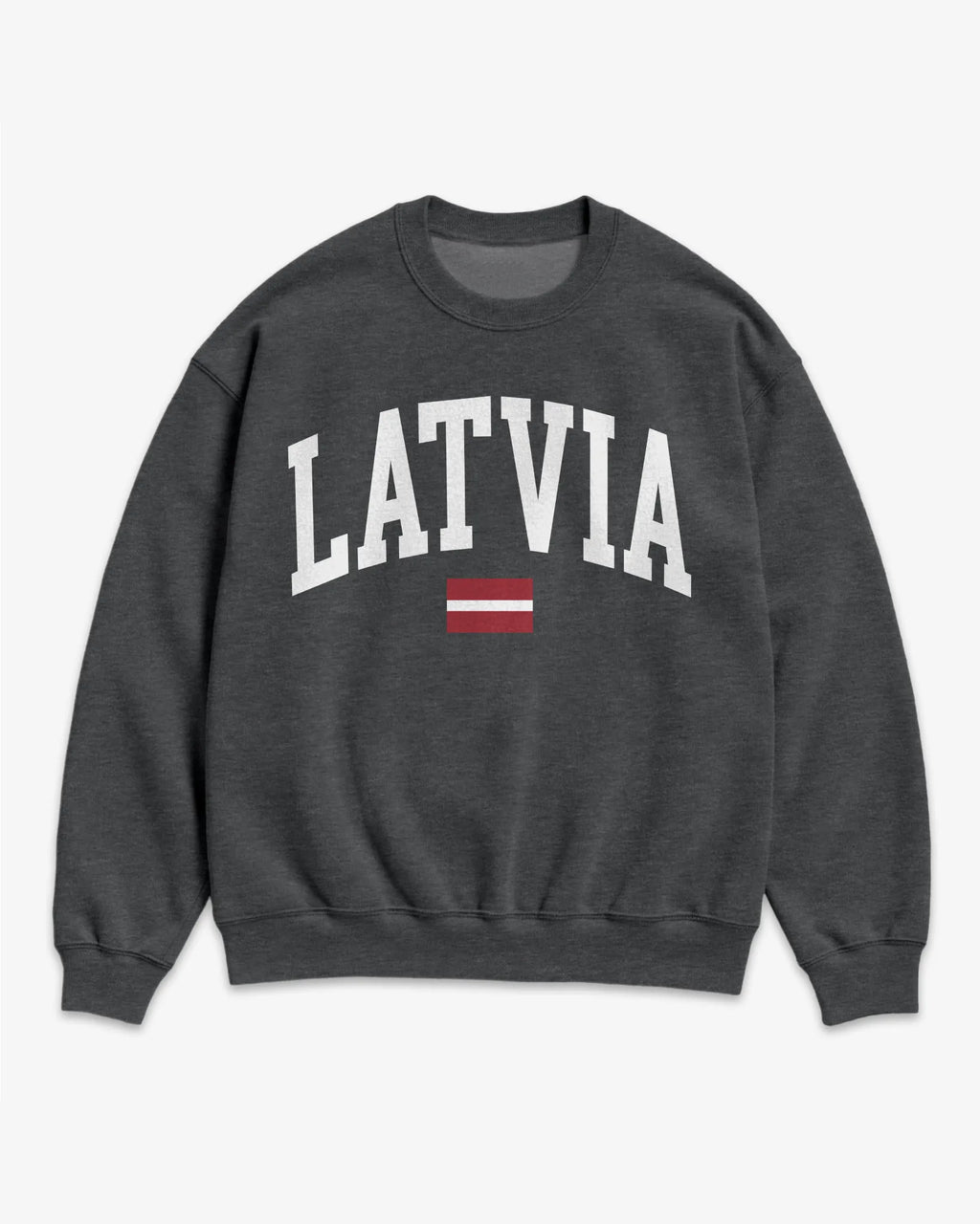 Latvia Collegiate Flag Sweatshirt