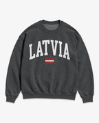 Latvia Collegiate Flag Sweatshirt