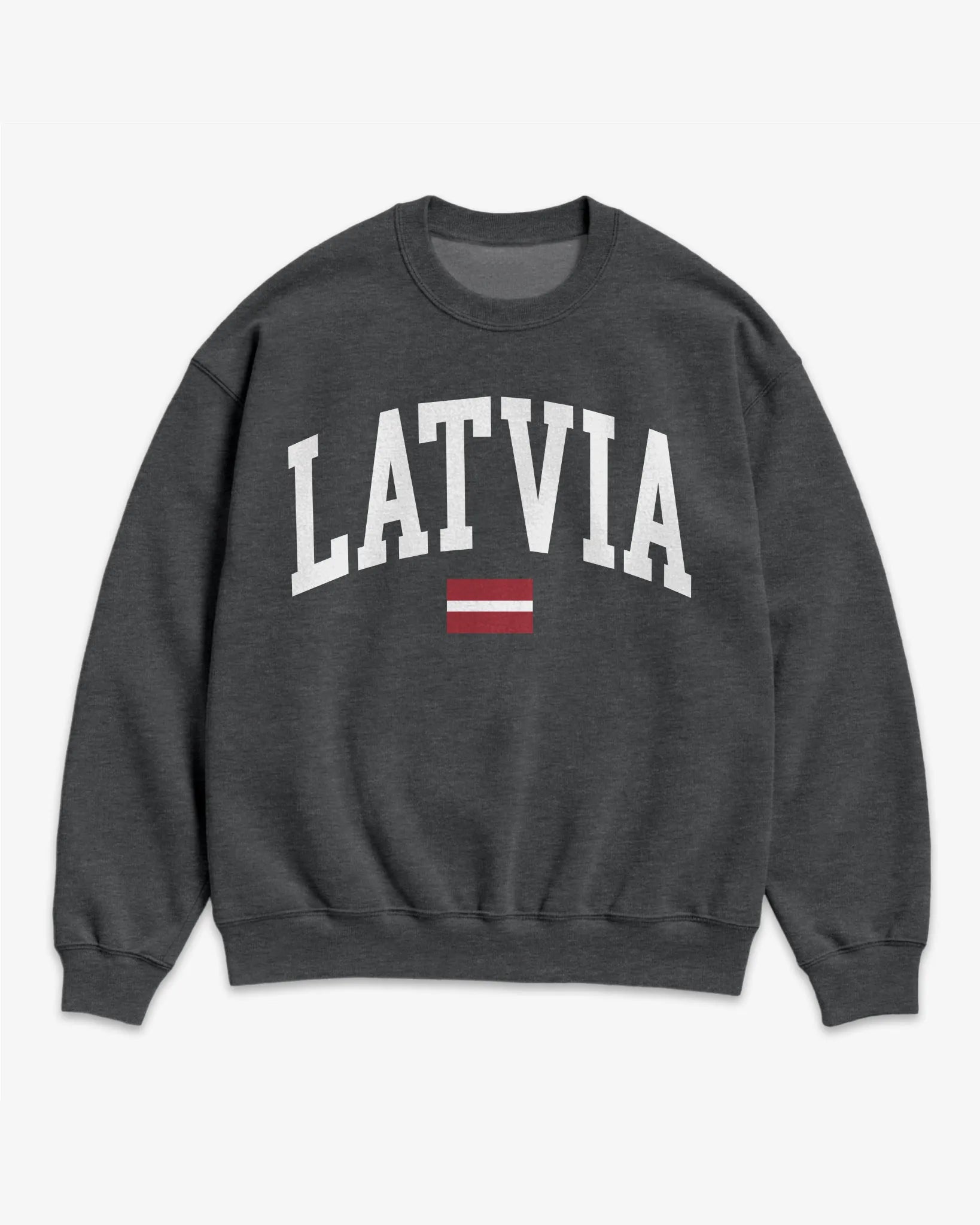 Latvia Collegiate Flag Sweatshirt