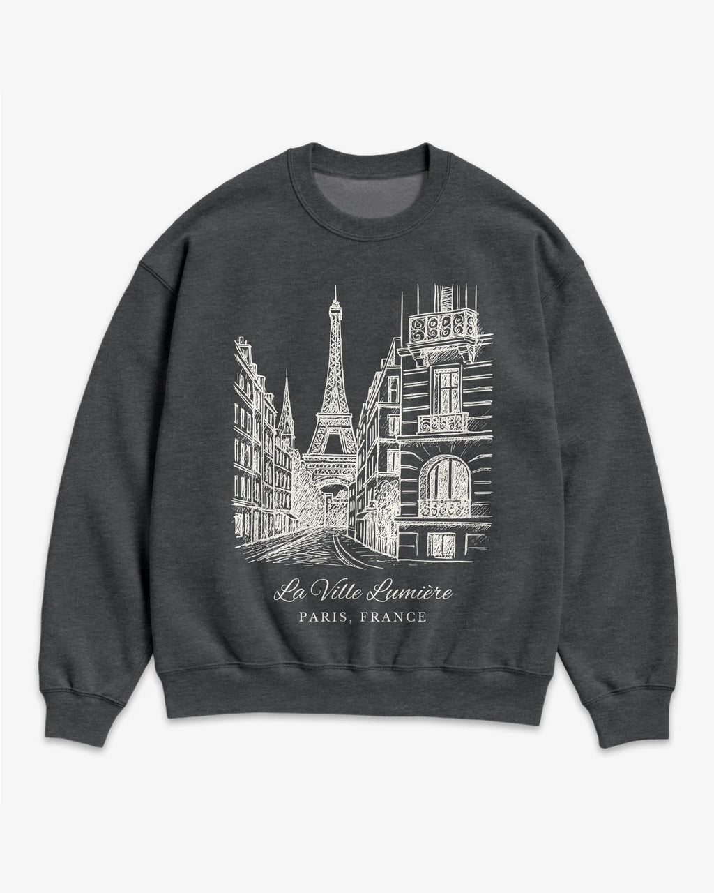 Paris Vintage Sketch Sweatshirt