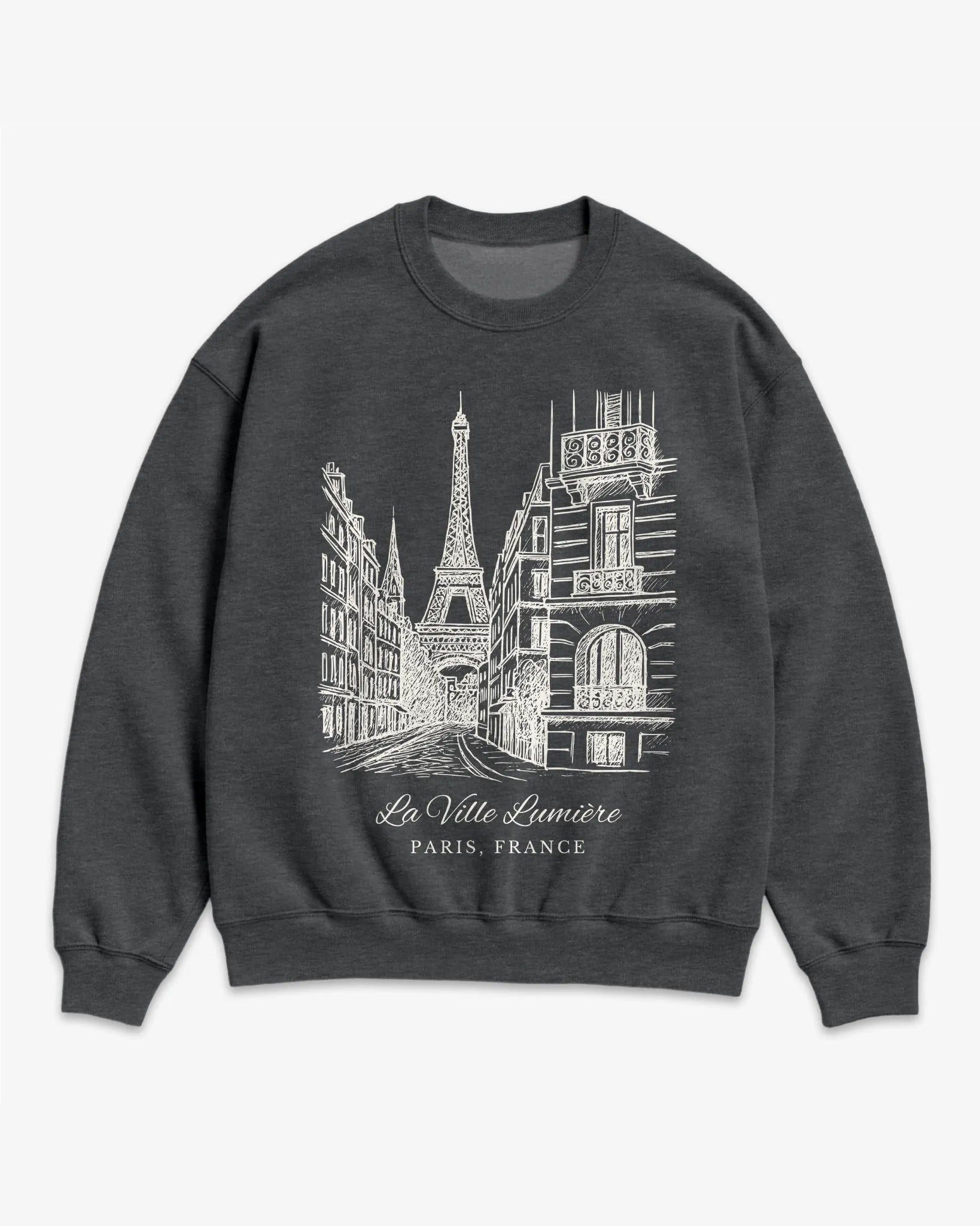 Paris Vintage Sketch Sweatshirt