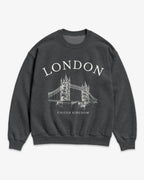 London Tower Bridge Vintage Sketch Sweatshirt