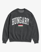 Hungary Collegiate Flag Sweatshirt
