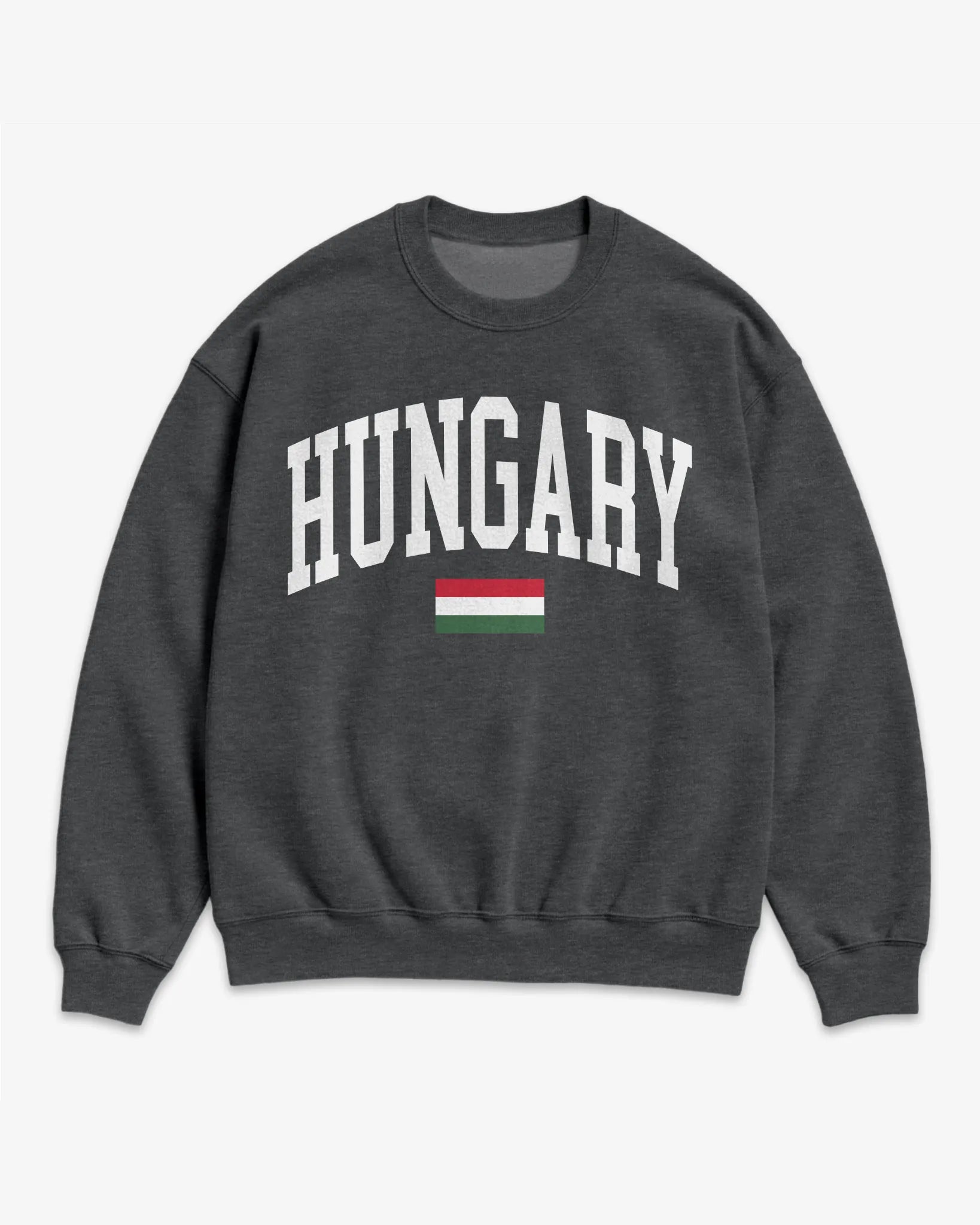 Hungary Collegiate Flag Sweatshirt
