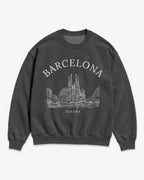 Barcelona Vintage Sketch Sweatshirt