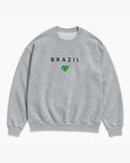 Brazil Minimal Flag Sweatshirt