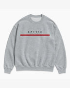 Latvia Flagline Sweatshirt