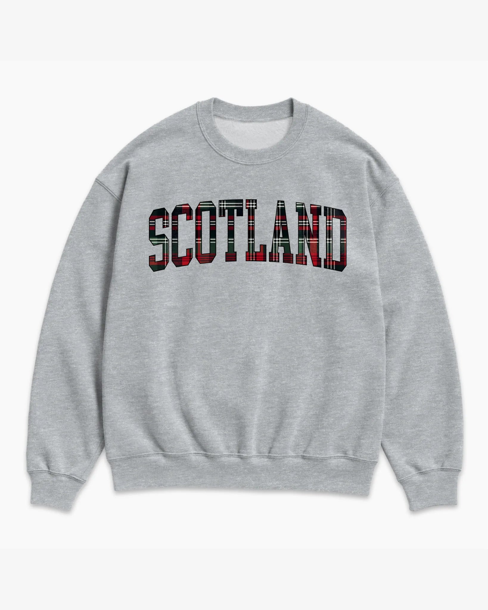 Scotland Tartan Letter Sweatshirt