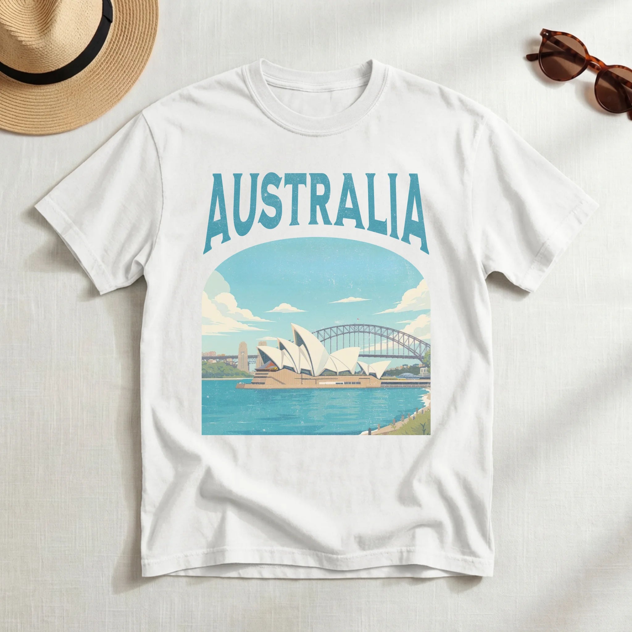 Australia Vintage Travel Poster T-Shirt