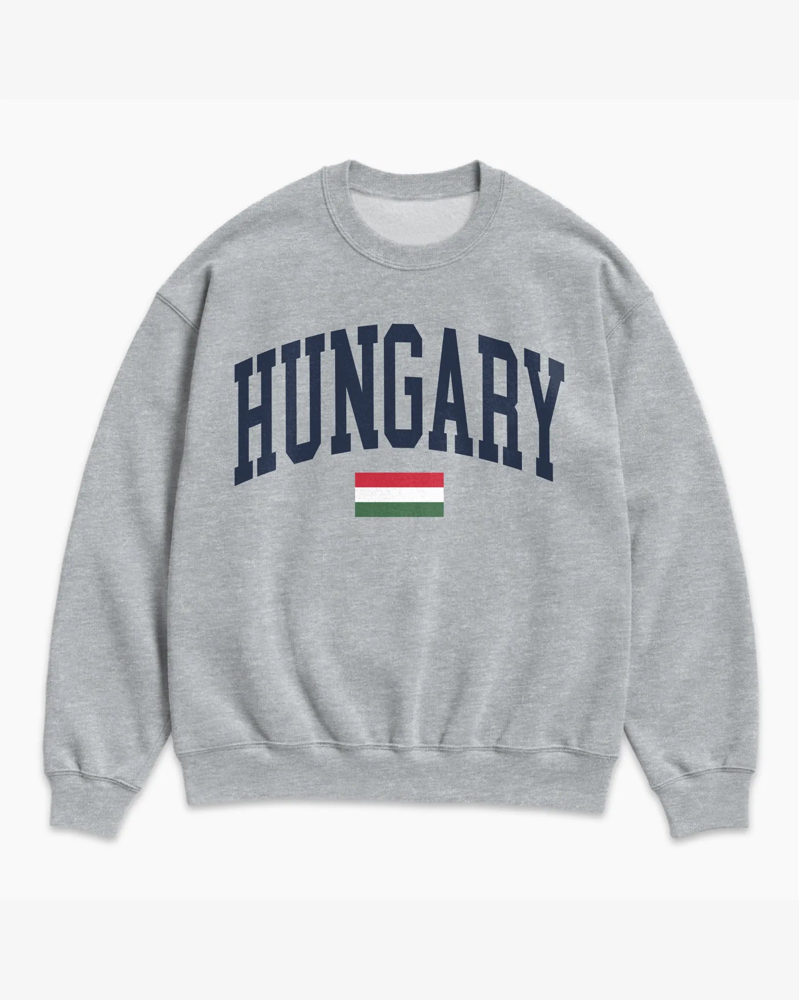 Hungary Collegiate Flag Sweatshirt
