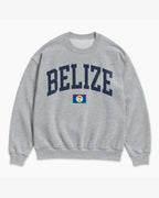 Belize Collegiate Flag Sweatshirt