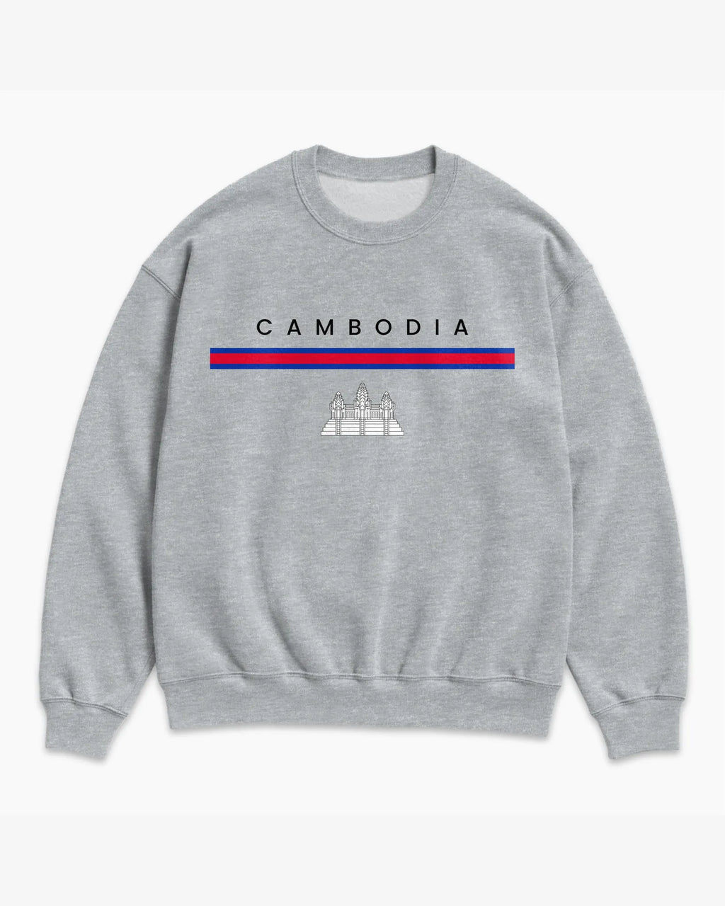 Cambodia Flagline Sweatshirt
