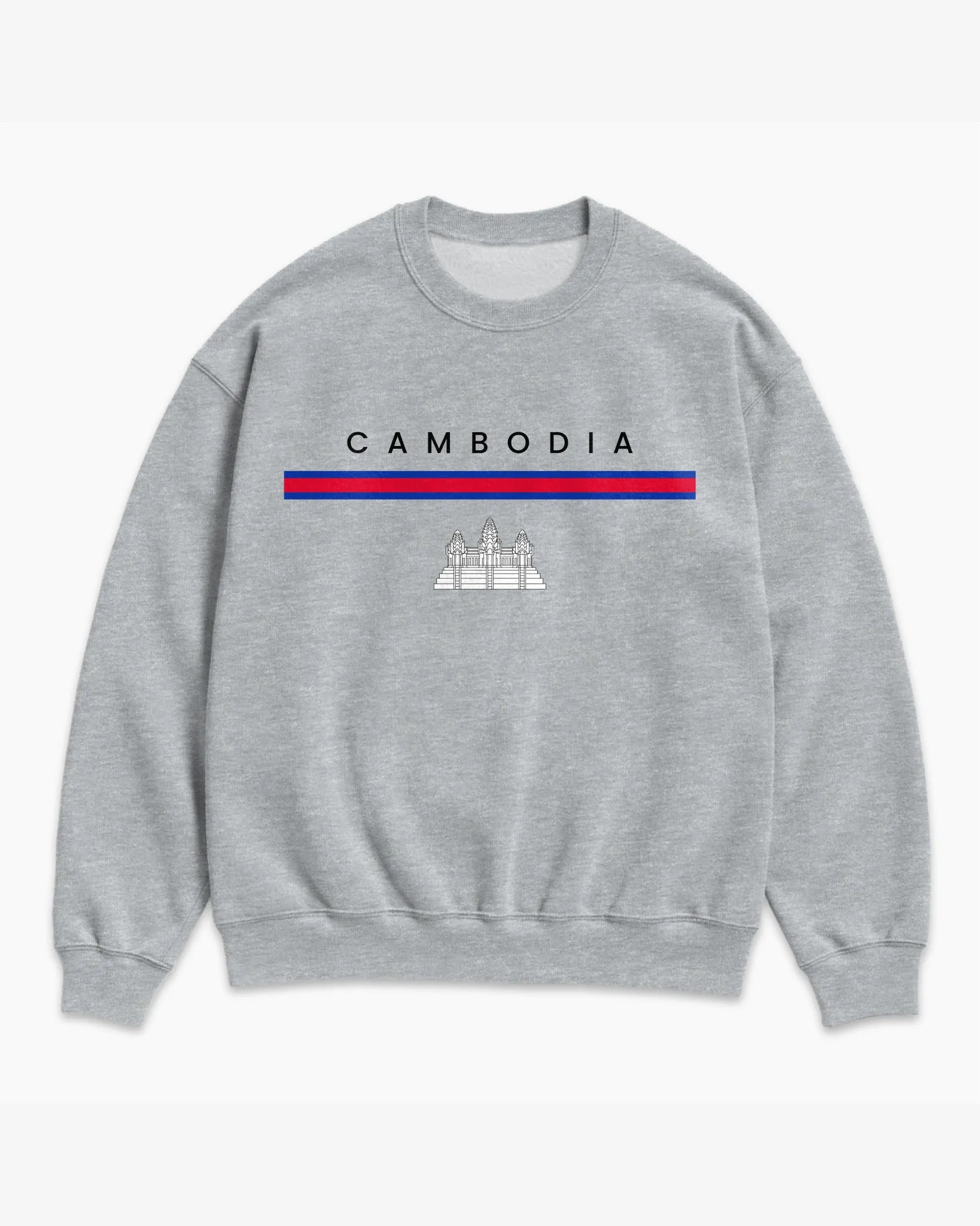 Cambodia Flagline Sweatshirt