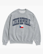 Czech Republic Collegiate Flag Sweatshirt
