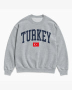 Turkey Collegiate Flag Sweatshirt