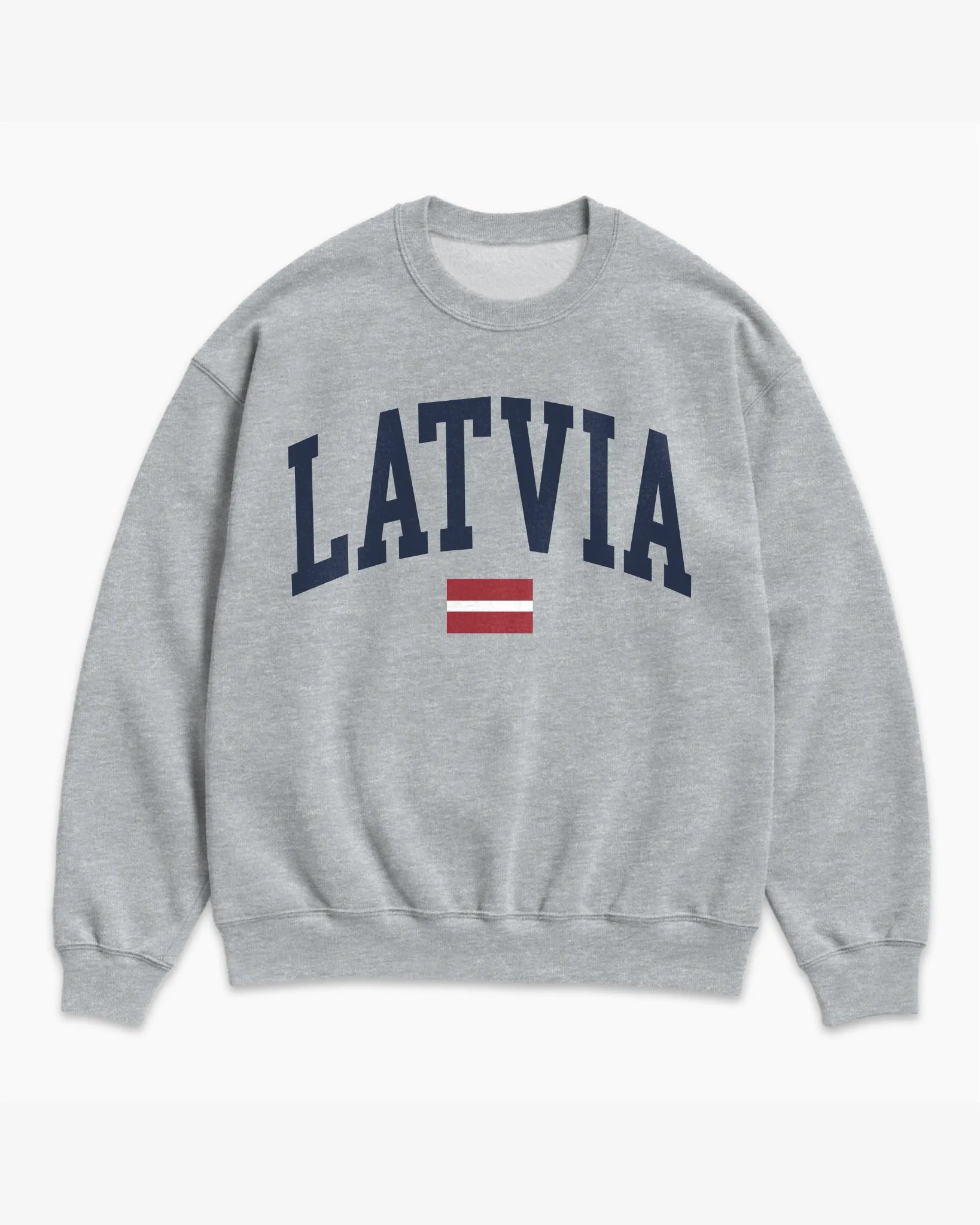 Latvia Collegiate Flag Sweatshirt