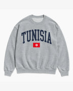 Tunisia Collegiate Flag Sweatshirt