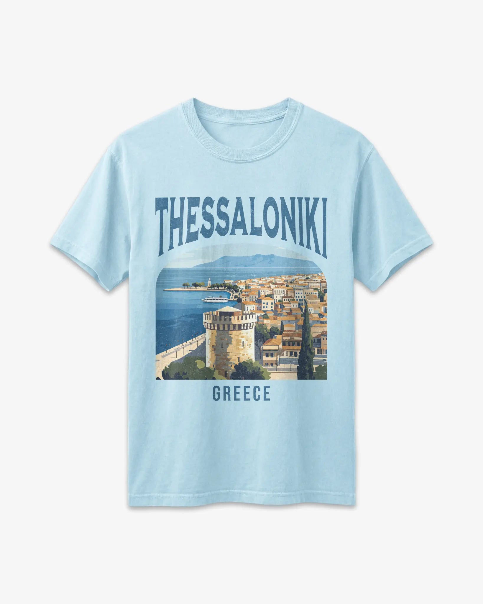 Thessalonki Greece Vintage Travel Poster T-Shirt