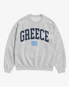 Greece Collegiate Flag Sweatshirt