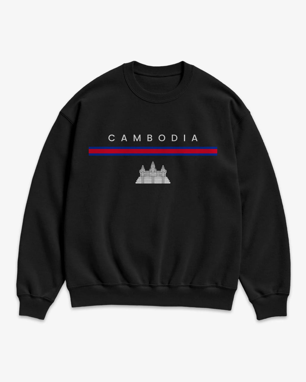 Cambodia Flagline Sweatshirt