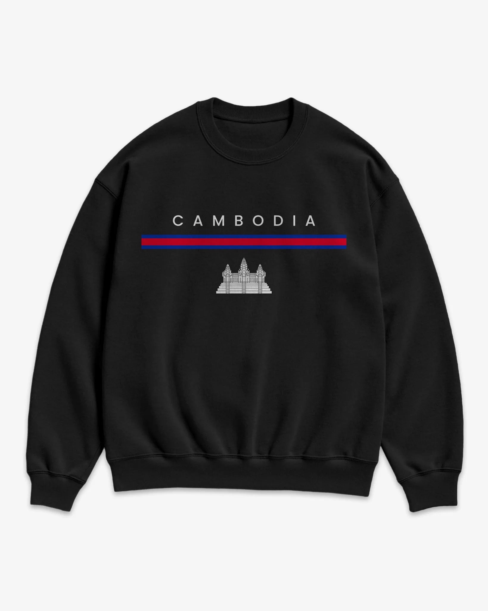 Cambodia Flagline Sweatshirt