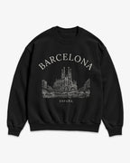Barcelona Vintage Sketch Sweatshirt