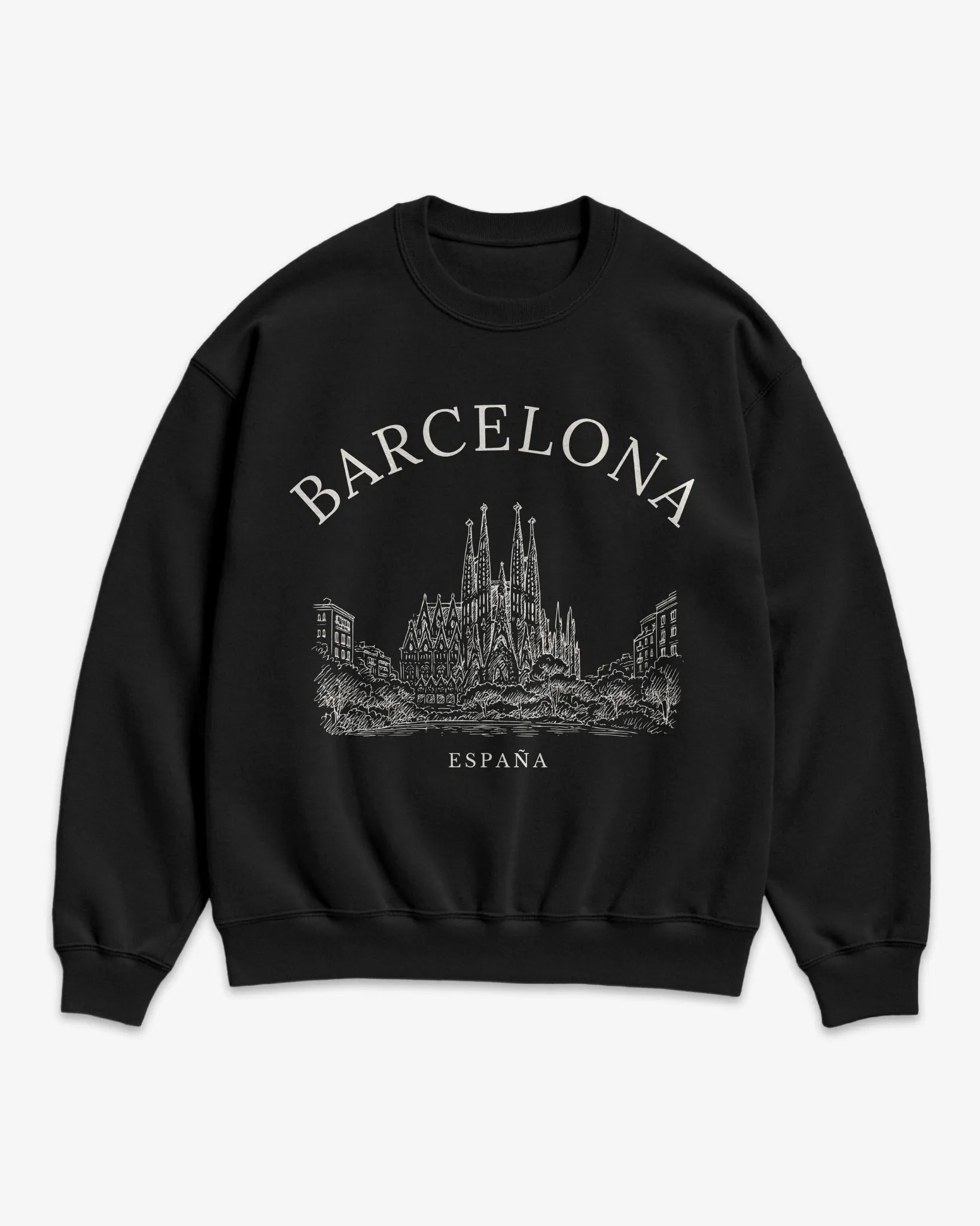 Barcelona Vintage Sketch Sweatshirt