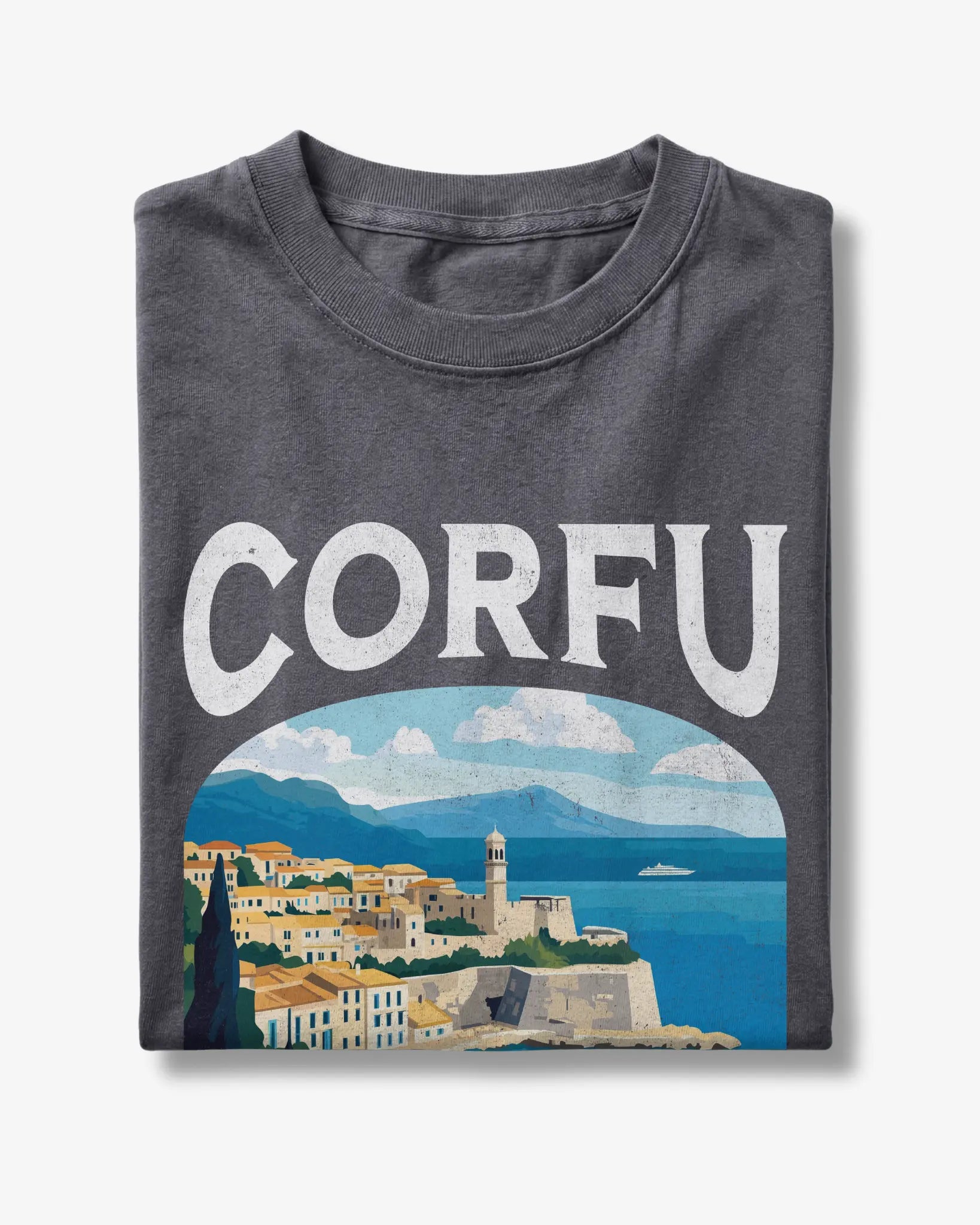 Corfu Greece Vintage Travel Poster T-Shirt