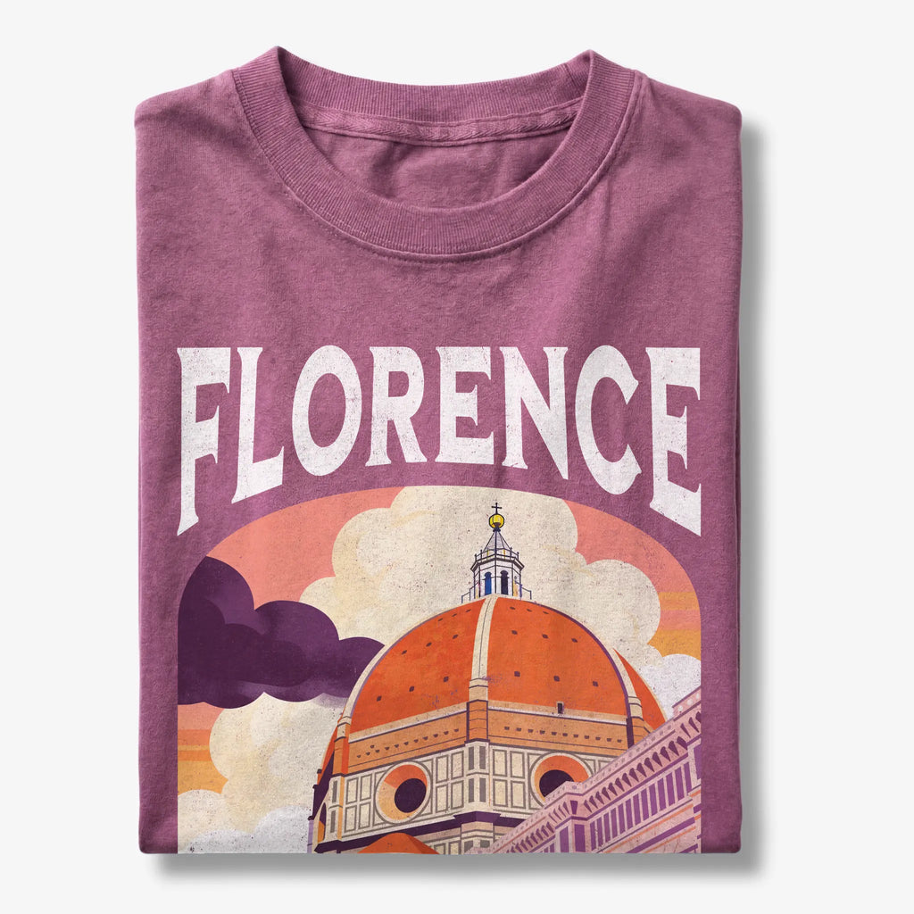 Florence Italy Vintage Travel Poster T-Shirt
