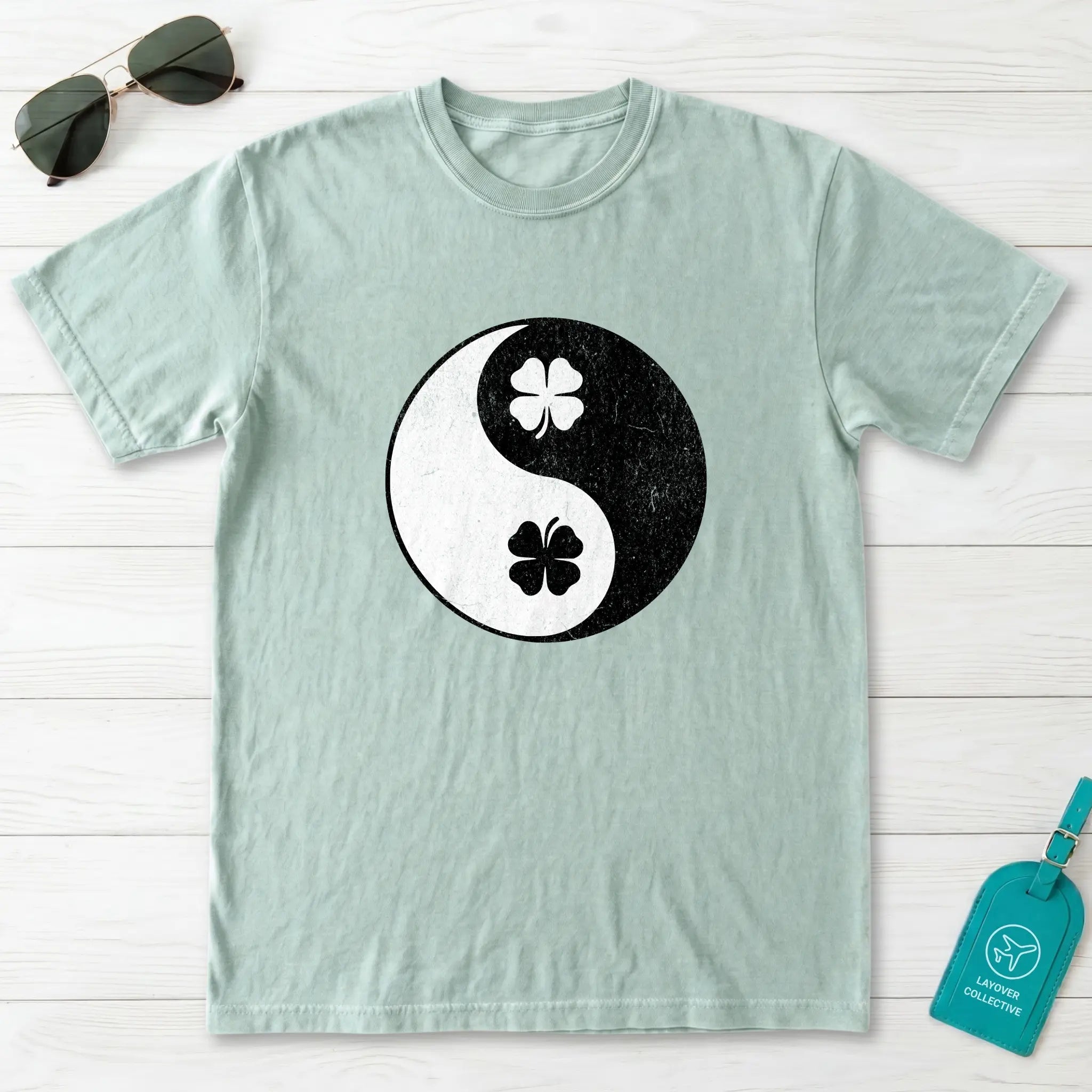 Yin Yang Shamrock T-Shirt