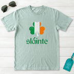 Sláinte Shamrock Flag T-Shirt