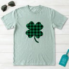 Buffalo Plaid Shamrock T-Shirt