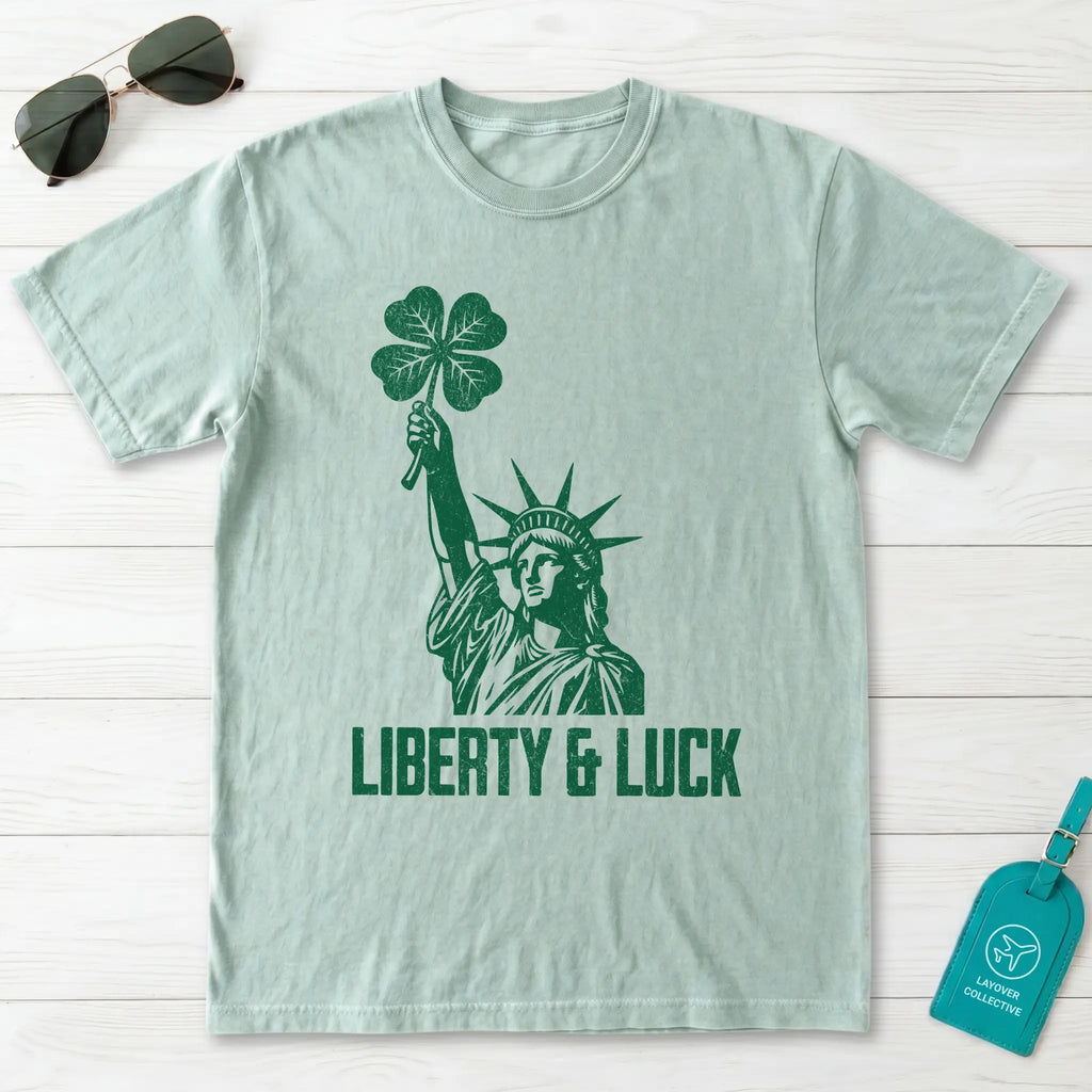 Liberty and Luck Statue T-Shirt
