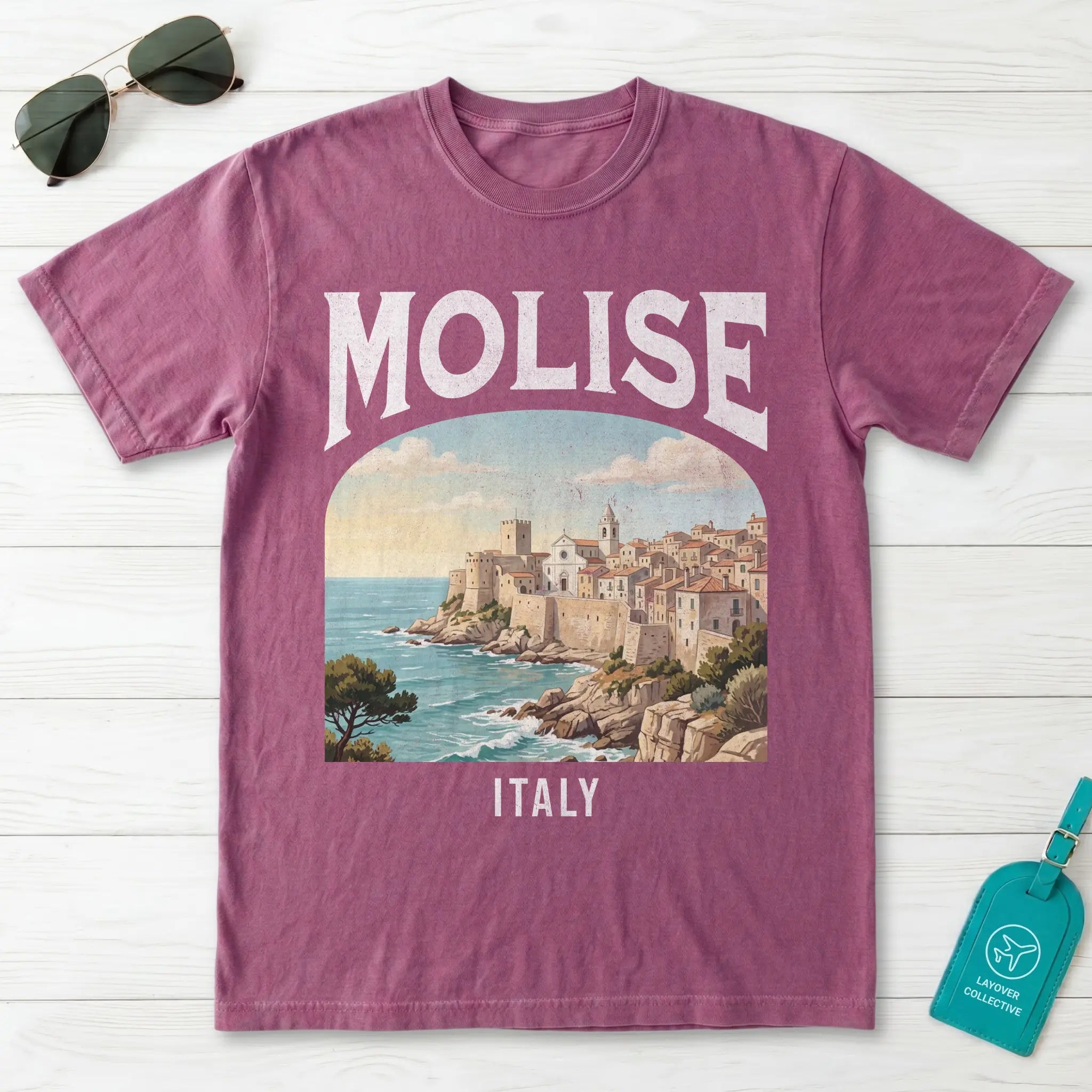 Molise Italy Vintage Travel Poster T-Shirt