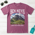 Ben Nevis Vintage Poster Scotland T-Shirt