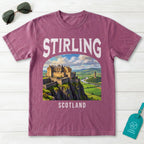 Stirling Vintage Poster Scotland T-Shirt